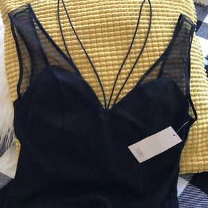 Black cocktail dress